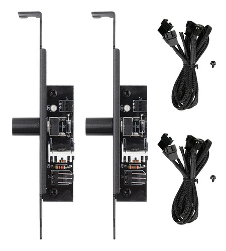 Imagen 6 de 10 de 2 Juegos De Concentrador De Enfriamiento 3pin/4pin Fan Pwm C