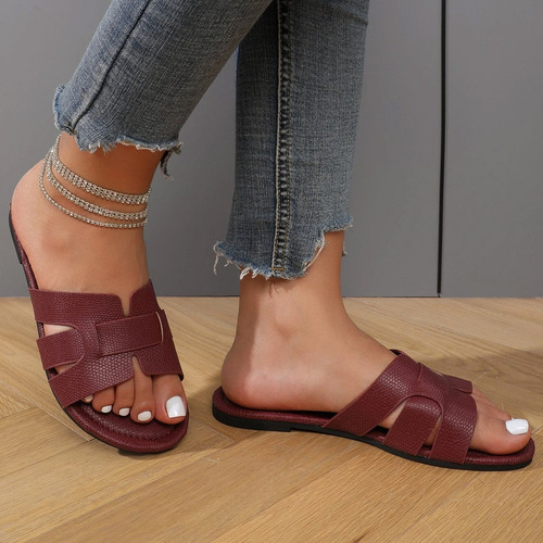 Zapatillas Casuales Antideslizantes Con Punta Para Mujer, Za