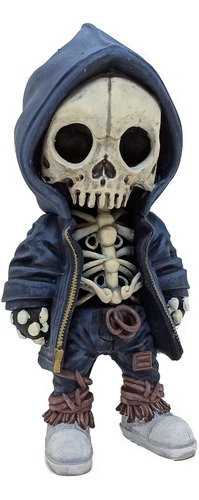 Skull Boy I.a. Pintado Artesanal Edicion Limitada
