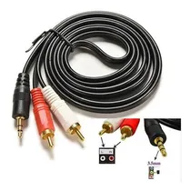 Comprar Cable Auxiliar Plug 3.5mm A Rca Macho Estéreo 1,5mts