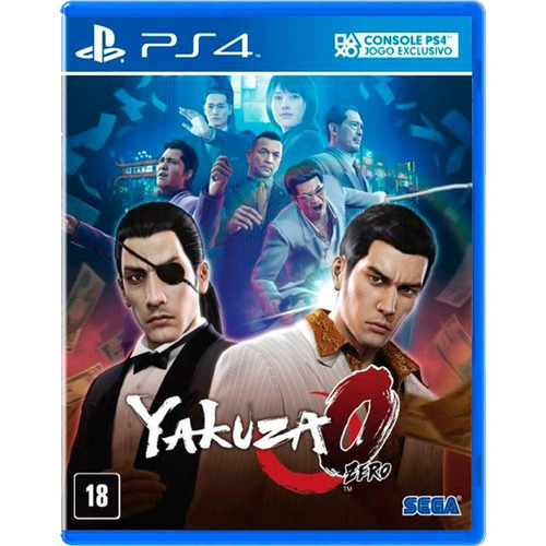 Jogo Yakuza 0 Ps4 Disco Fisico Game Novo Nacional Promoção