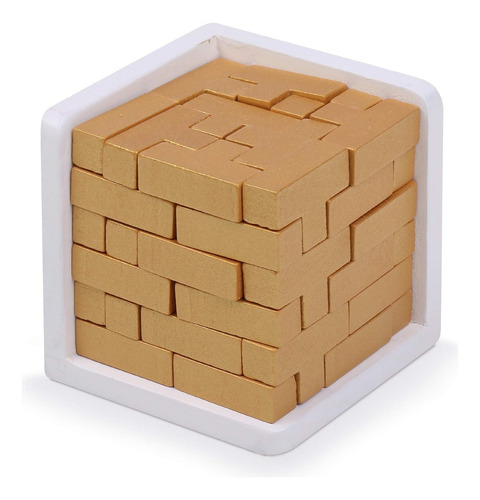 Rompecabezas De Madera 3d Original: Caja De Rompecabezas 3d