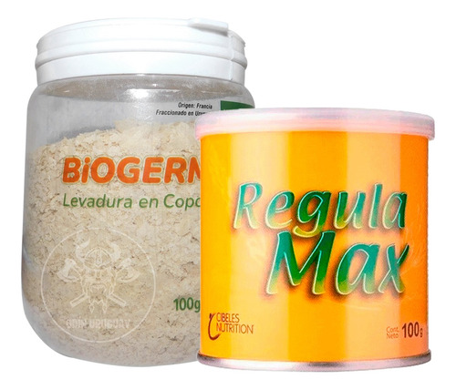 Levadura Nutricional Biogerm + Regula Max Cibeles Fibra Sabor Natural