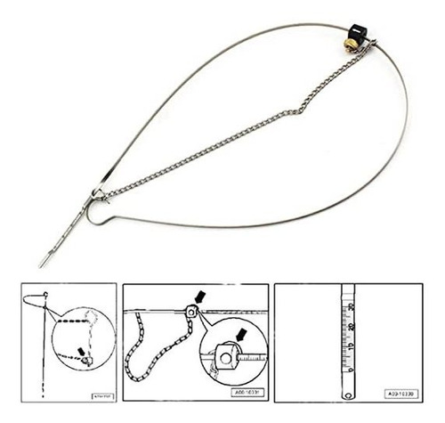 Gohantee Adjustable Oil Level Dipstick Gauge Tool Fit For Au