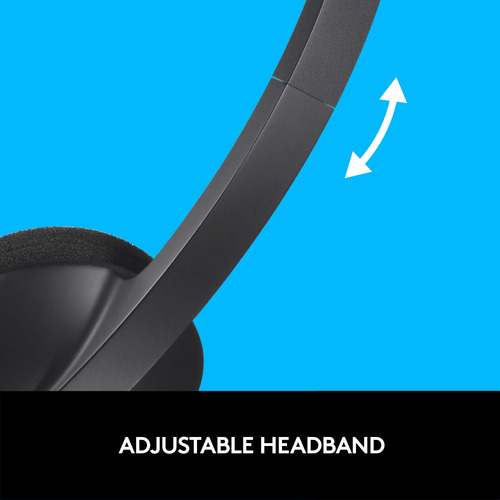 Auriculares Usb H340 De Logitech, Estéreo, Para Windows/mac,