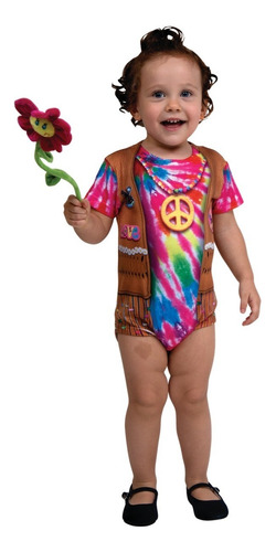 Disfraz Para Bebé De Hippie Pañalero De Hippie Para Bebe Hippie Baby Costume Disfraz Para Halloween O Fiesta Cosplay De Hippie Para Bebé
