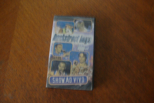 Fita De Vídeo-vhs De Backstreet Boys-show Ao Vivo.