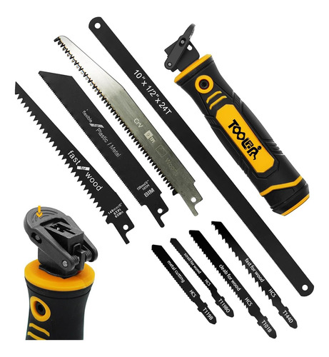 Toolan: Sierra Manual De MĂșltiples Cuchillas 8 En 1, Sierra