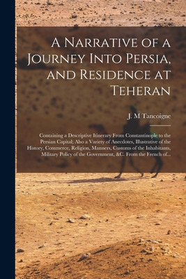 Libro A Narrative Of A Journey Into Persia, And Residence...