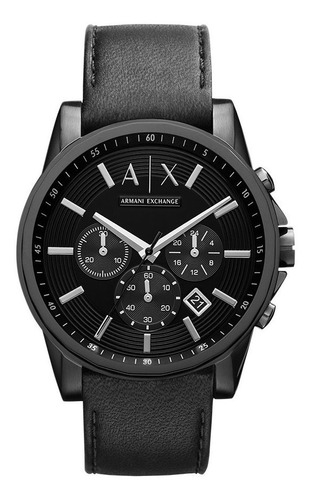 Reloj Hombre Armani Exchange Ax2098 Cuarzo Pulso Negro En