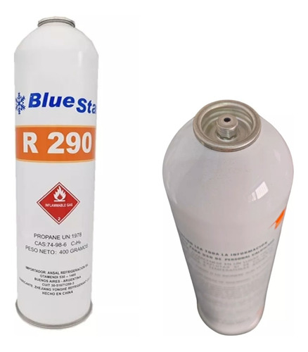 Gas Refrigerante R600a Lata Bluestar 420gr Garrafa