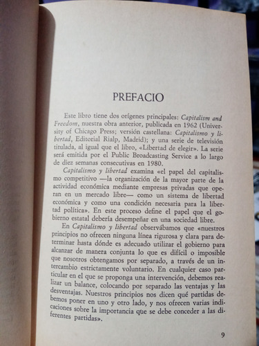 Libertad De Elegir / Milton Y Rose Friedman /orbis (Usado)