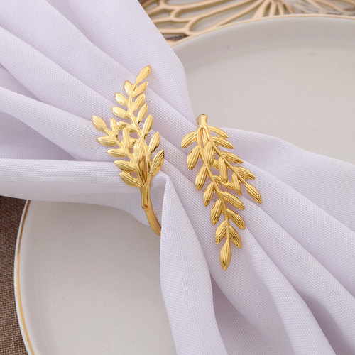 Anillos Servilleteros De Metal, 20pz Servilleteros Boda Cena Dorado