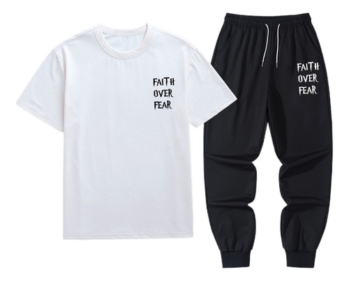 Camiseta De Verano Con Estampado De Pantalones Largos Con Es