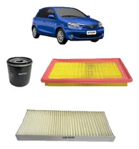 Comprar Kit 3 Filtros Toyota Etios 1.5 2017 A 2024 Masterfilt