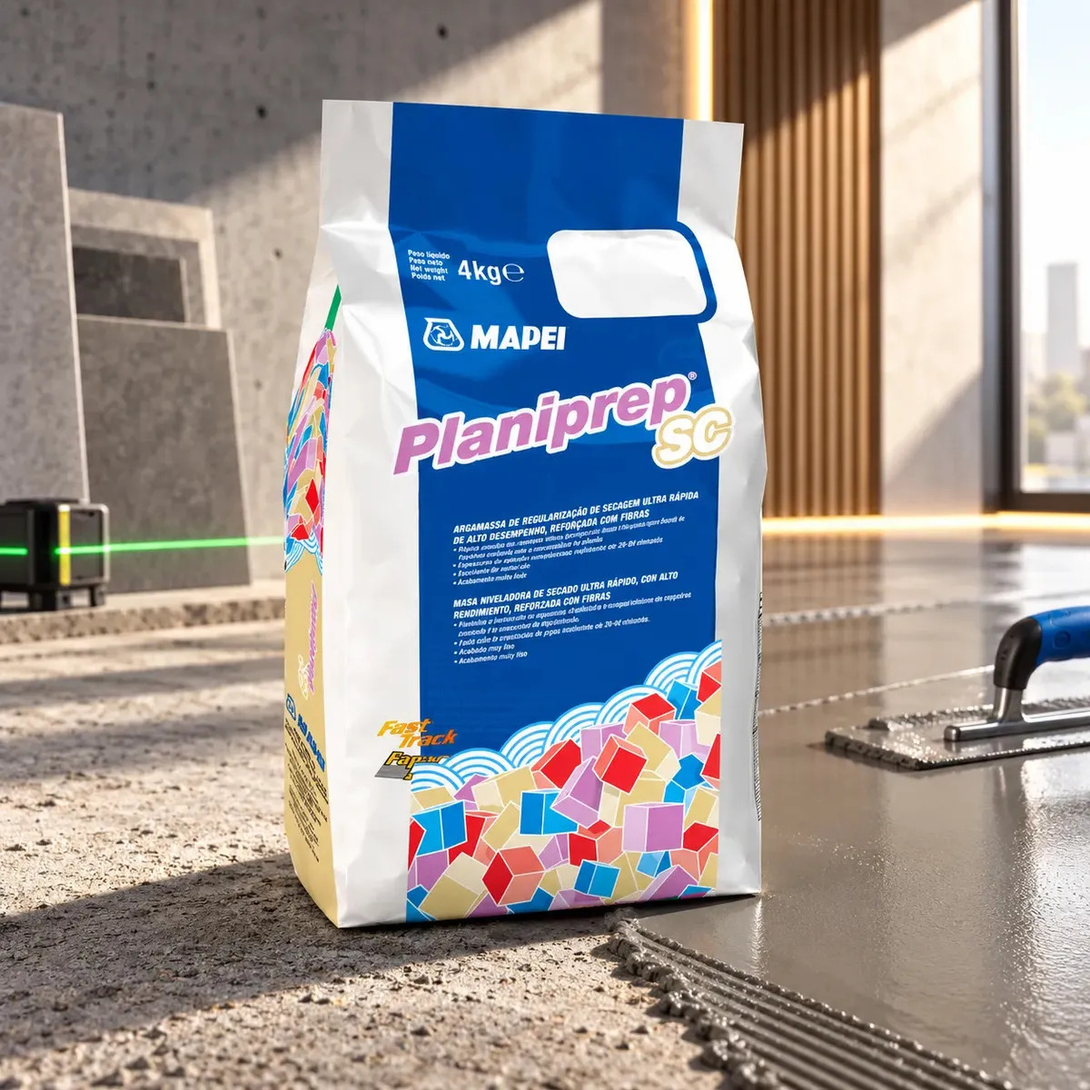 Argamassa Autonivelante Mapei Planiprep SC 4kg Secagem Rápida