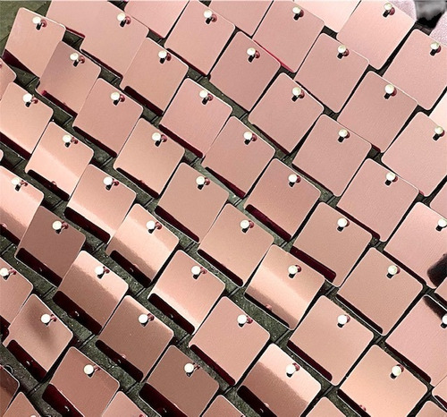 Imagen 4 de 10 de Shimmer Wall Panel Pared Cortina 30x30 Cms Rosa X 2 Unidades