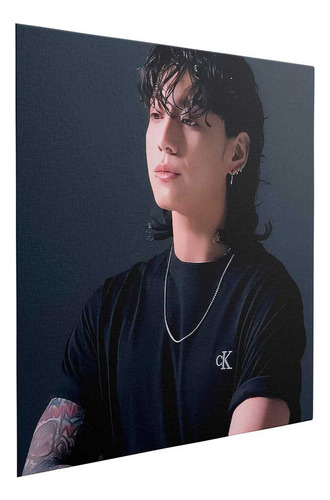 Lienzo Jungkook, Mirada Desafiante Y Segura 10x10