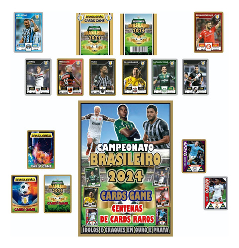 Campeonato Brasileiro 4000 Figurinha = 1000 Pcte Cards