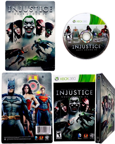 Injustice Gods Among Us Caja Metálica Xbox 360 En Español (Reacondicionado)