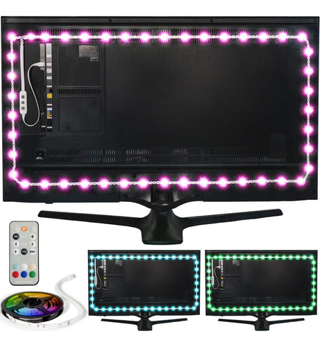 Practica Luz Led Para Tv Sala Estar Dormitorio Luminoodle