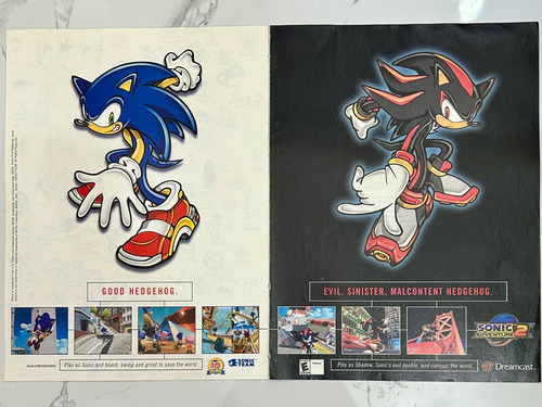 Anuncio Vintage Original Sonic Adventures 2 - Dreamcast