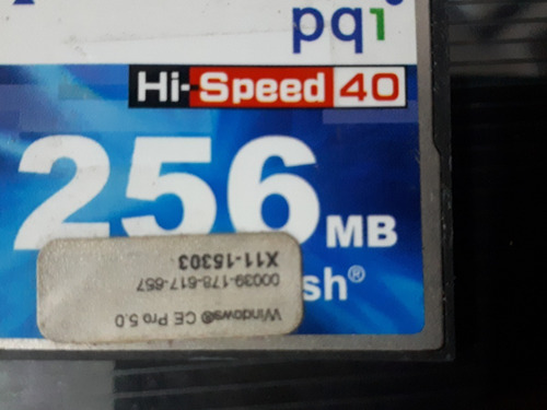 Cartão Memória Flash 256mb Pqi Hi-speed Oferta
