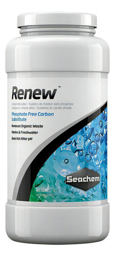 Sustituye al carbón activado Trata Seachem Renew de 320 l y 500 ml