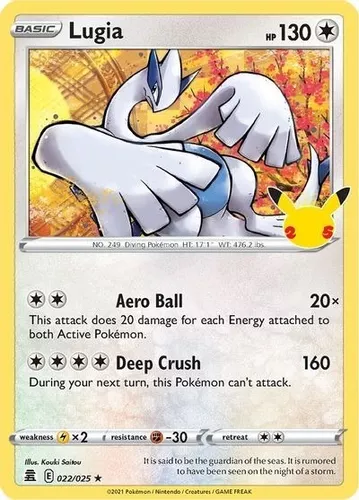 Carta Pokémon Lendária Da Coleção Celebrações Cleffa