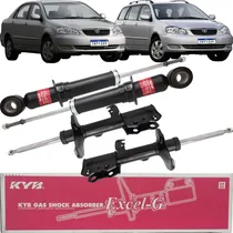 Comprar 4 Amortecedores Original Kyb Corolla Fielder 2003 Até 2008