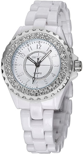 Reloj Mujer Fanmis Shko 7242- Cuarzo Pulso Blanco Just Watch