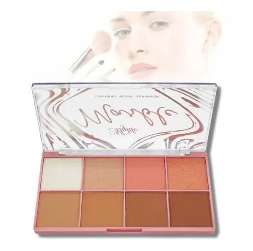 Paleta Contorno Blush Iluminador Marble My Life 8 Tons Pó — R$ 24,66 em Mercado Livre, 58% OFF