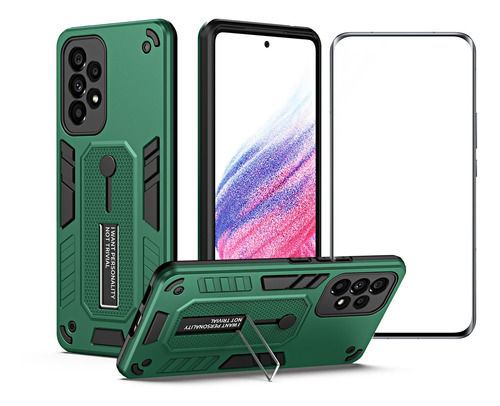 Funda Para Samsung Galaxy A73 5g, Soporte Metálico Con Pelíc