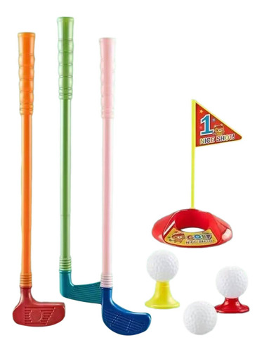 Juego De Juguetes De Golf Para Niños, 10 Uds., Pelotas De