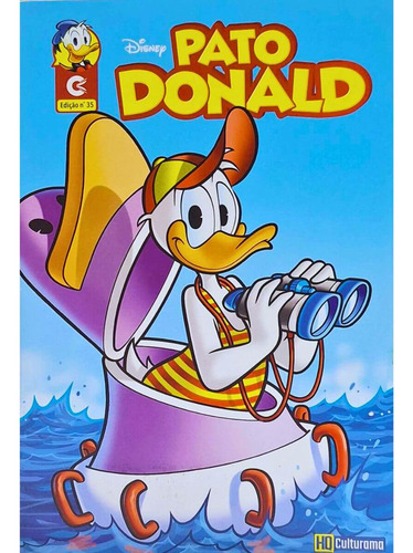 Quadrinhos Hq Gibi Graphic Novel Formatinho 13,50x19 Cm Lombada Com Grampos Pato Donald Nº 35 Culturama, De Equipe Editorial., Vol. 35. Editorial Culturama, Capa Mole, Edição 1 Em Português, 2022