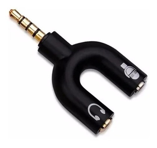 Adaptador De Audio Jack 3.5mm Jta, Negro