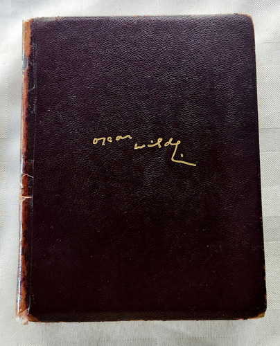 Libro Obras Completas Oscar Wilde. Año 1961. Buen Estado (Usado)