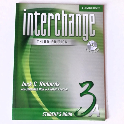 Interchange 3 A   Student S Book + Cd  Nuevo  3era Edición