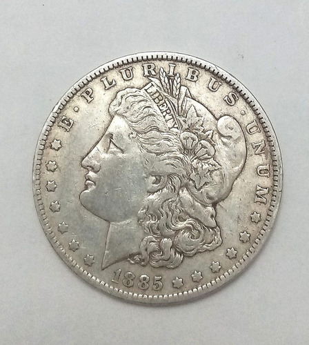 Moneda Antigua 1885 Morgan Dollar, Para Coleccionistas. (Usado)