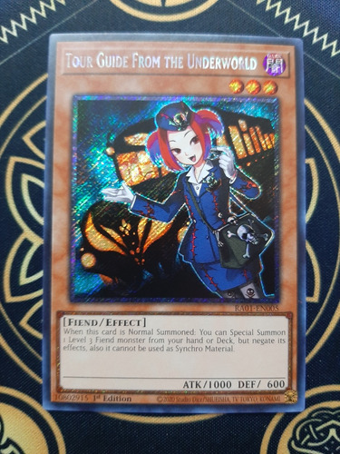 Yu-gi-oh! Tour Guide From The Underworld Ra01 Platinum