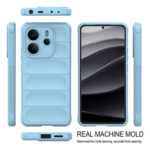 Funda Reforzada P/ Redmi Note 14 / 14 Pro / 14 Pro Plus - 5g Celeste 14 - 5g