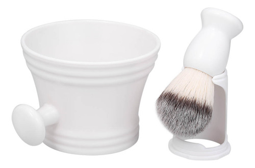 . Kit De Barbear Úmido Masculino: Escova, Suporte E