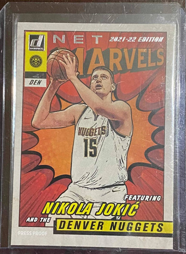 2021-22 Donruss Net Marvels Press Proof Nikola Jokic Nuggets