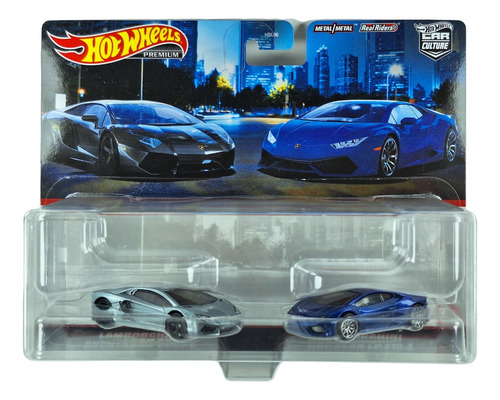 2 Pack Lamborghini Huracan & Aventado  Escala 1:64 Hotwheels