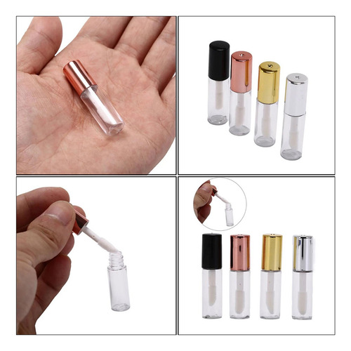 10x Contenedores De Tubos De Brillo De Labios Contenedores