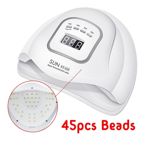 Imagen 3 de 9 de Cabina Uñas Sun X5 Max 110w Uv Led Semi Secador Gelificadas