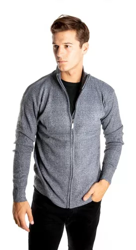 Sweater Cardigan Hombre Botones Lana Premium Olegario