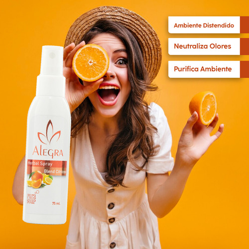 Aceites Esenciales Spray Aroma Ambientes Duo Equilibrio Pura Soap