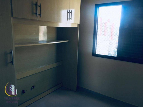 Imagem 10 de 17 de Apartamento 3 Dormitórios Com Armários Planejados, Piscina, 01 Vaga De Garagem - Jaguaribe - Osasco/sp - Ap1975