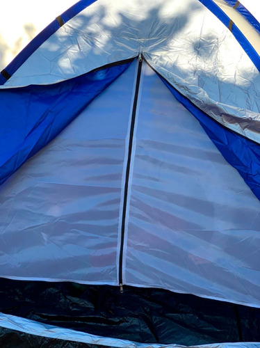 Imagen 6 de 9 de Carpa 4 Pers Doi Basic Camping Alumizada Con Uv Tex V Unica